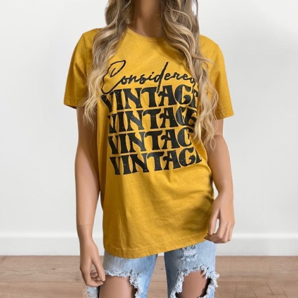 Women's "Considered Vintage" Western Graphic Tee‎ Medium
